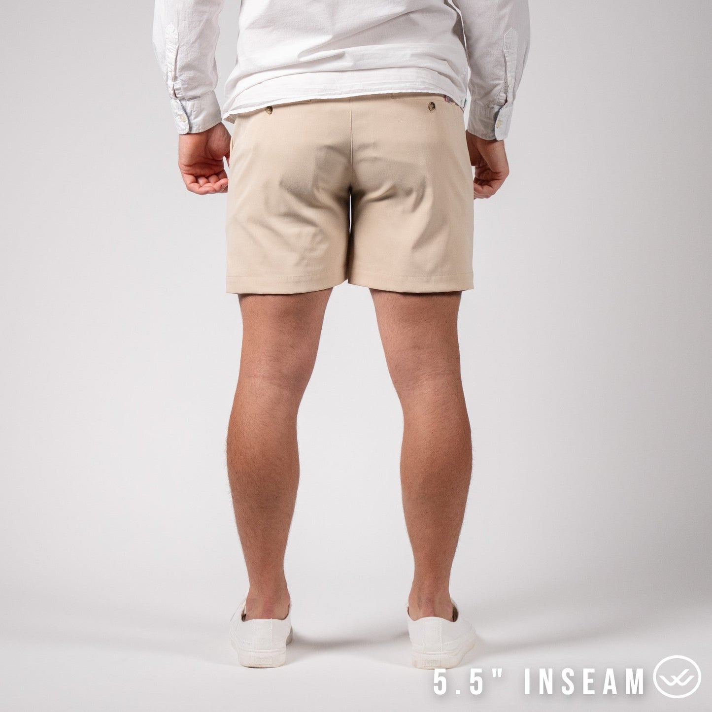 Daily Short (Casual Stretch) - Ivory