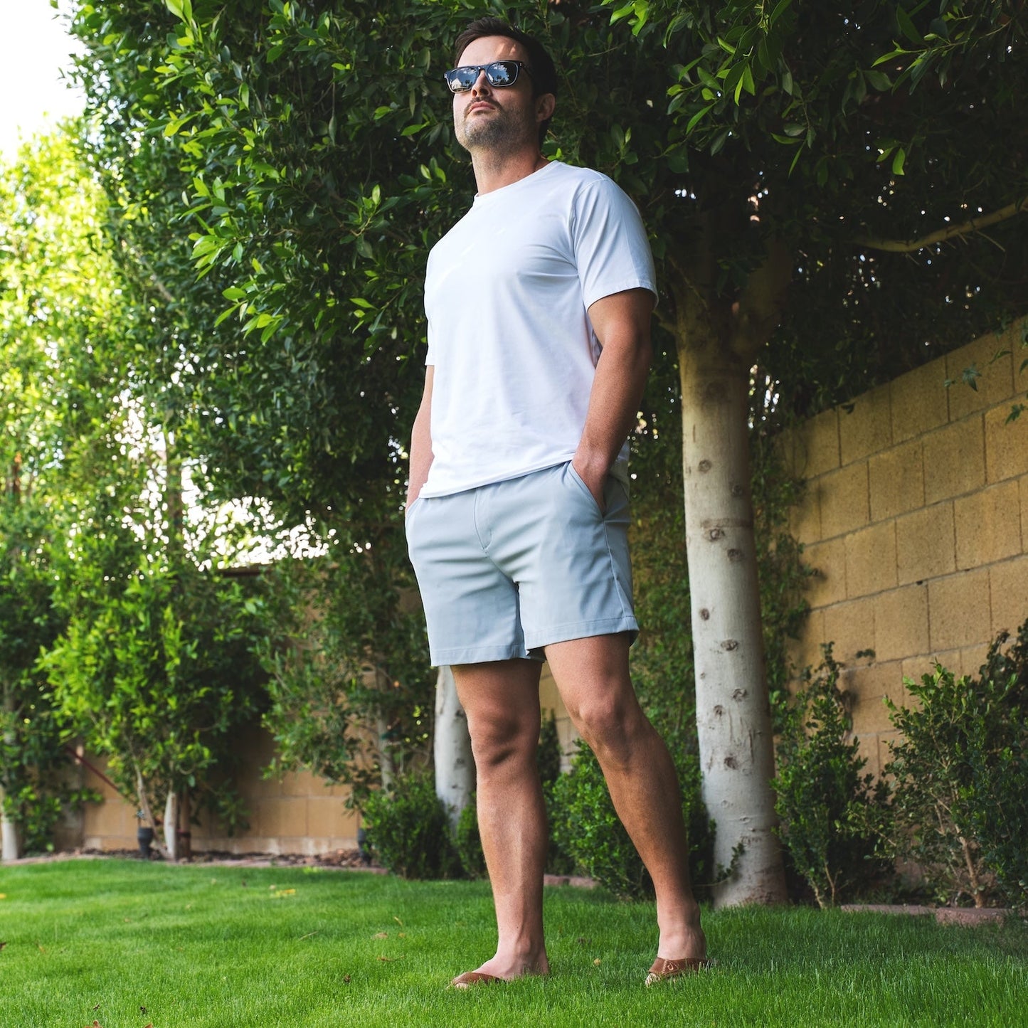 Daily Short (Casual Stretch) - Powder Blue