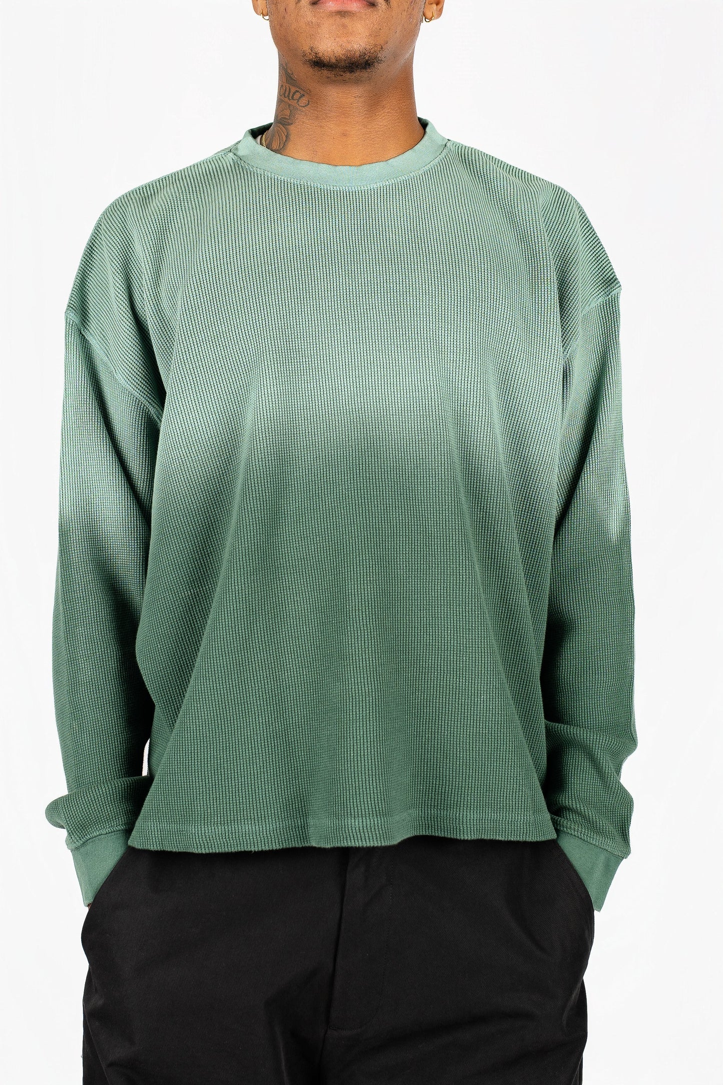 Sun-Dried Baby Waffle Knit Long Sleeve