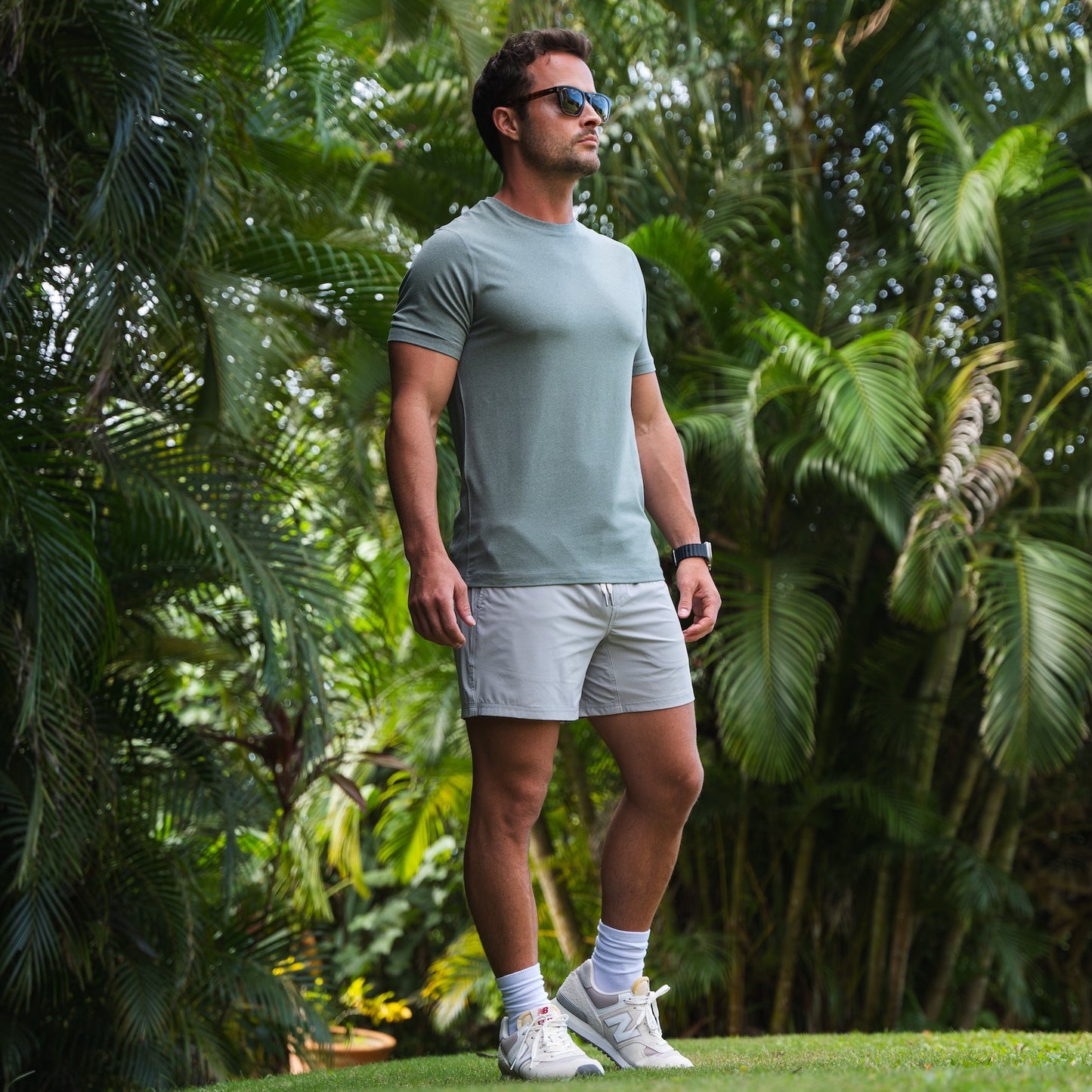 Flaneur Tee - Agave