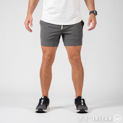 Flow 2.0 Mod Short (Athletic) - Charcoal 5.5" & 7"