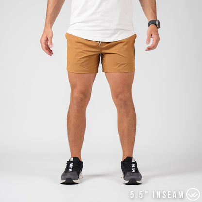 Flow 2.0 Mod Short (Athletic) - Turmeric 5.5" & 7" - Linerless