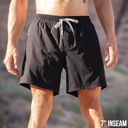 Flow Short (Athletic) - Jet 5.5" & 7" - Linerless