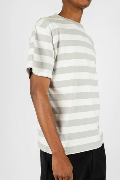 Striped Oversize Box Short Sleeve Tee