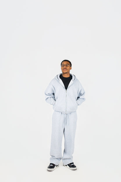 Fleece Zip Up and Sweatpants Set