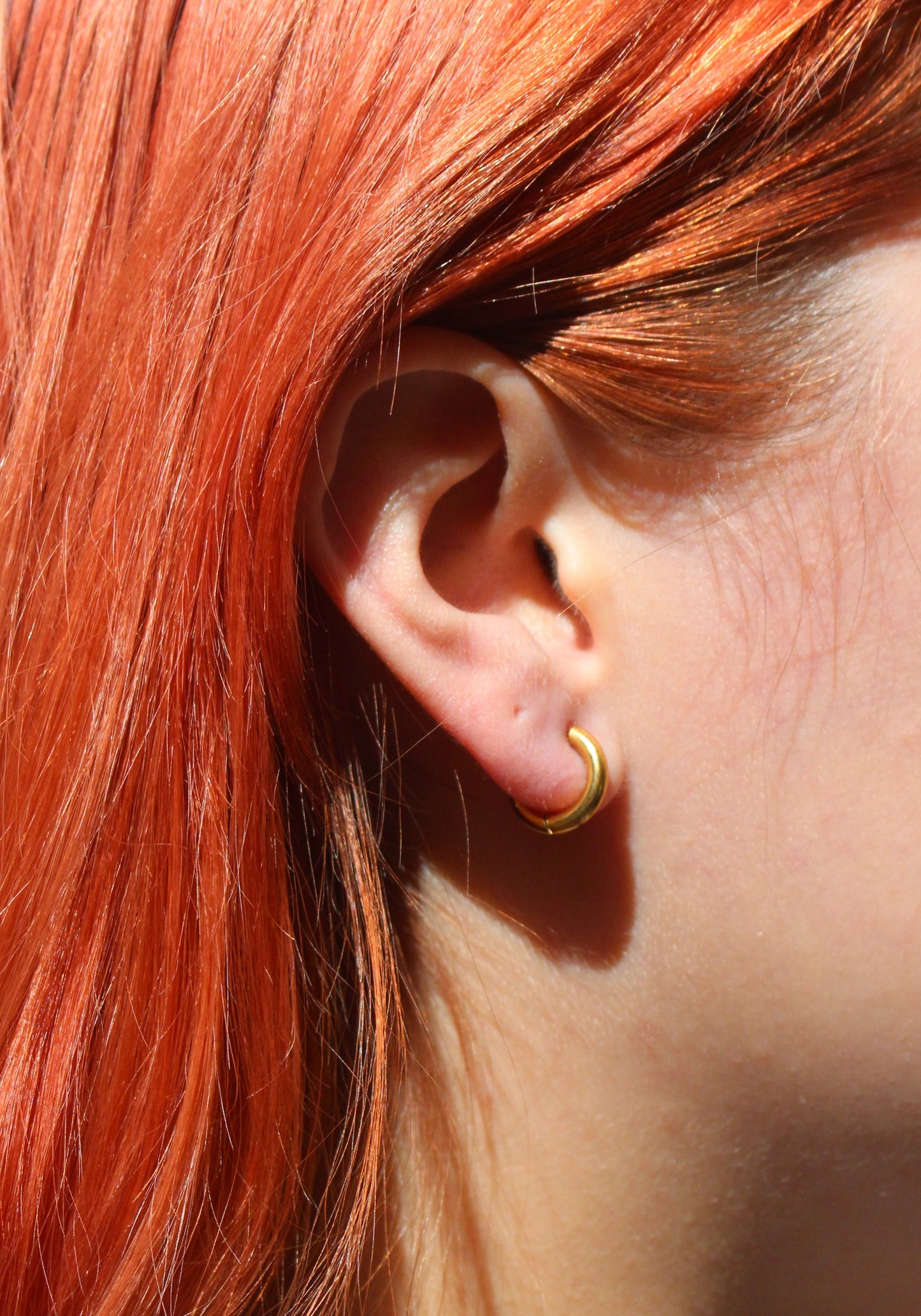 13mm Hoop Earrings (Gold Plated)