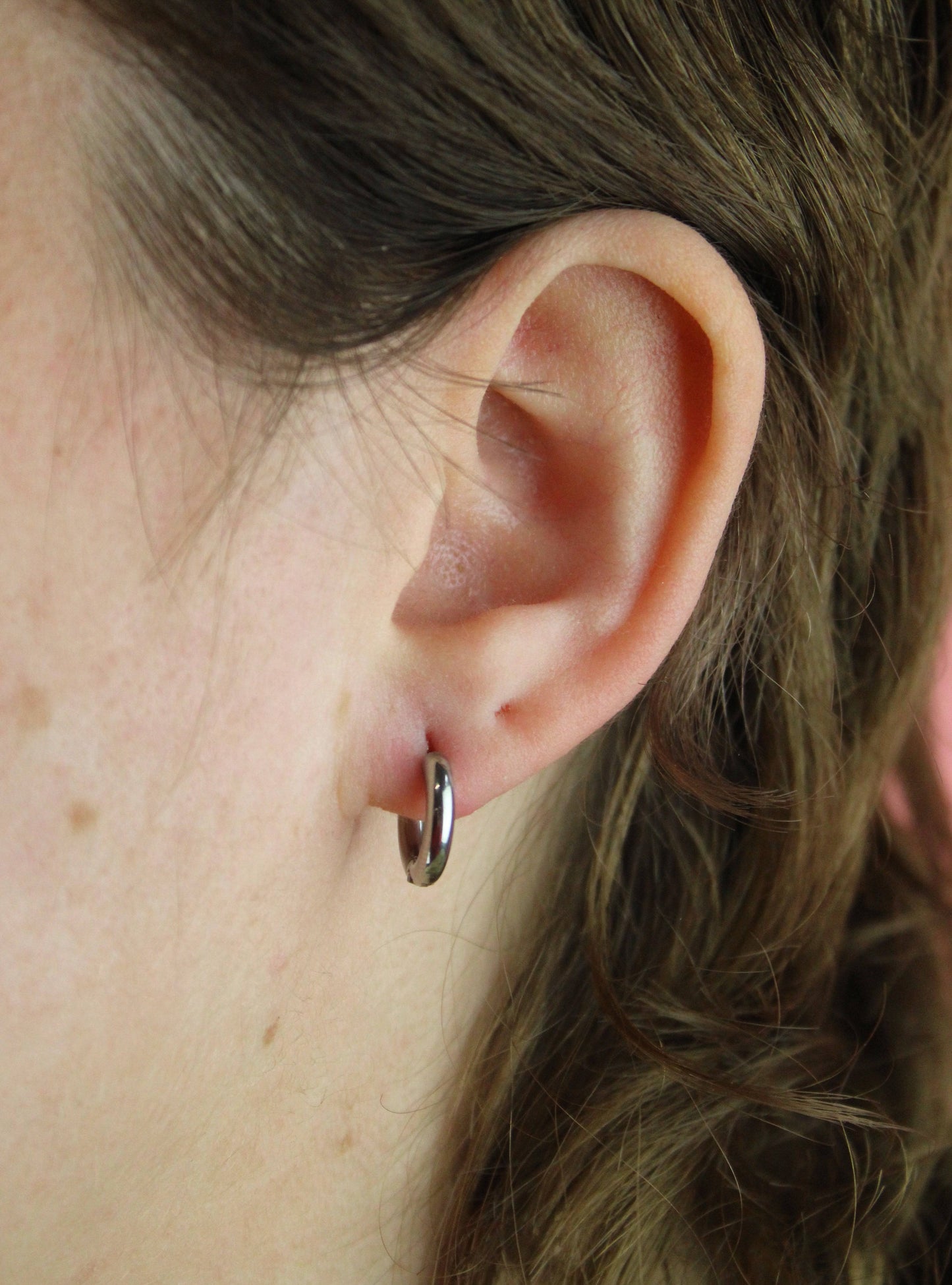 13mm Stainless Steel Hoop Earrings