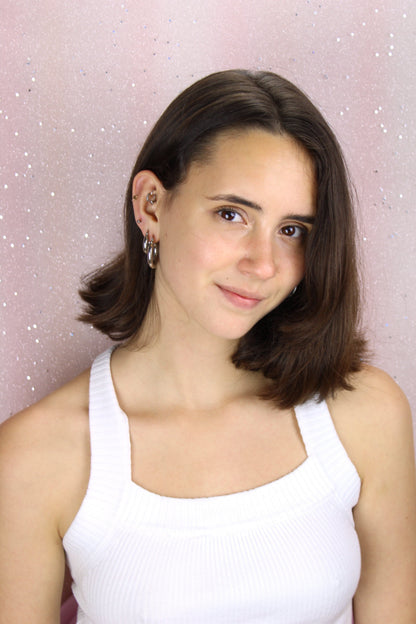 20mm Chunky Stainless Steel Hoop Earrings