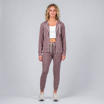 Kozie Zip-Hoodie - Plum