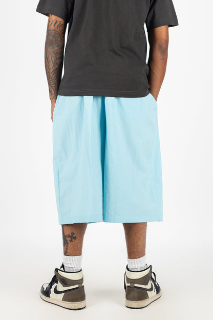 Oversized Nylon Shorts