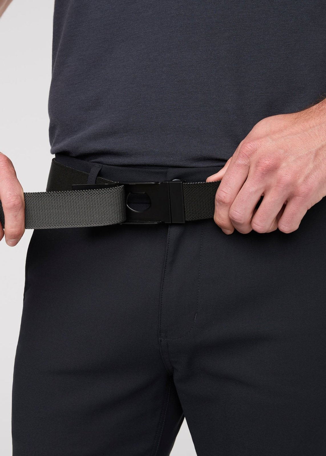 Reversible Stretch Belt - Black/Charcoal