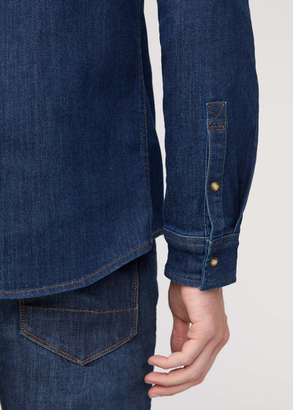 Performance Denim Lite Two-Pocket Shirt - Dark Stone