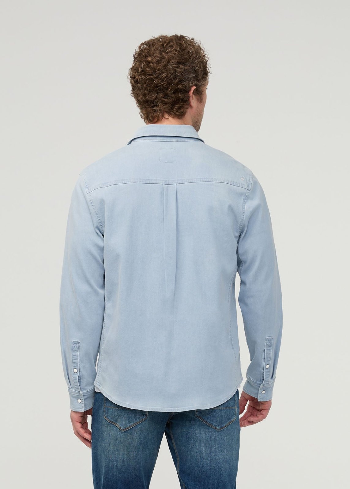 Performance Denim Lite Two-Pocket Shirt - Dune Blue