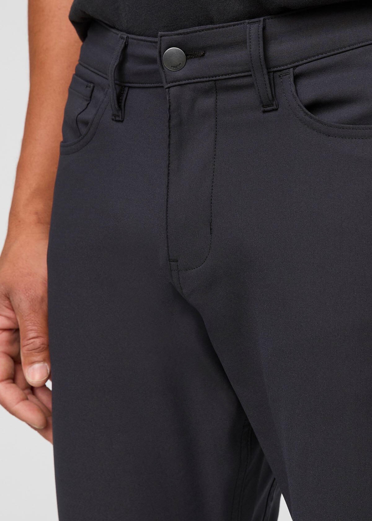 NuStretch Relaxed Taper 5 Pocket - Black