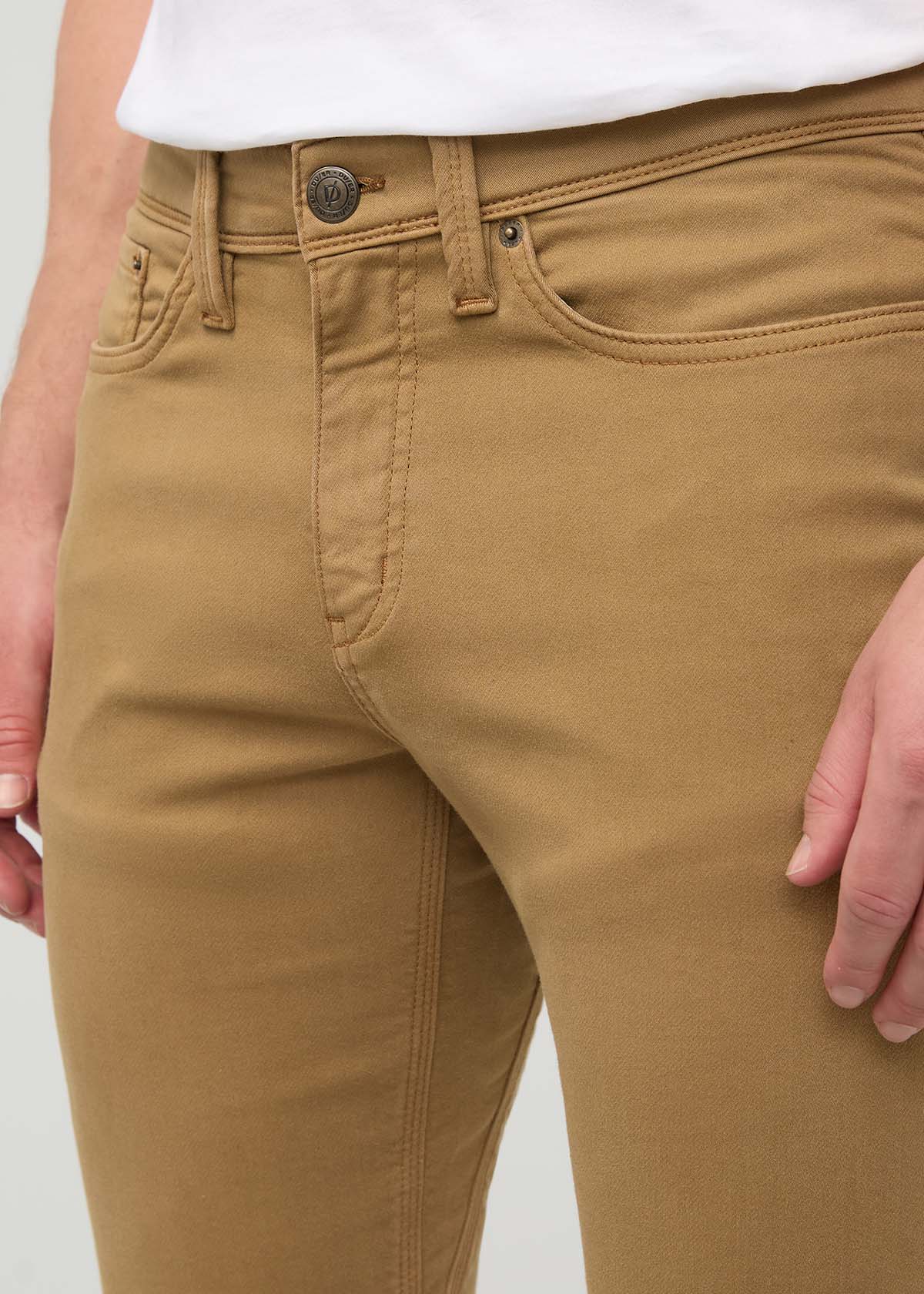 No Sweat Slim Straight - Camel