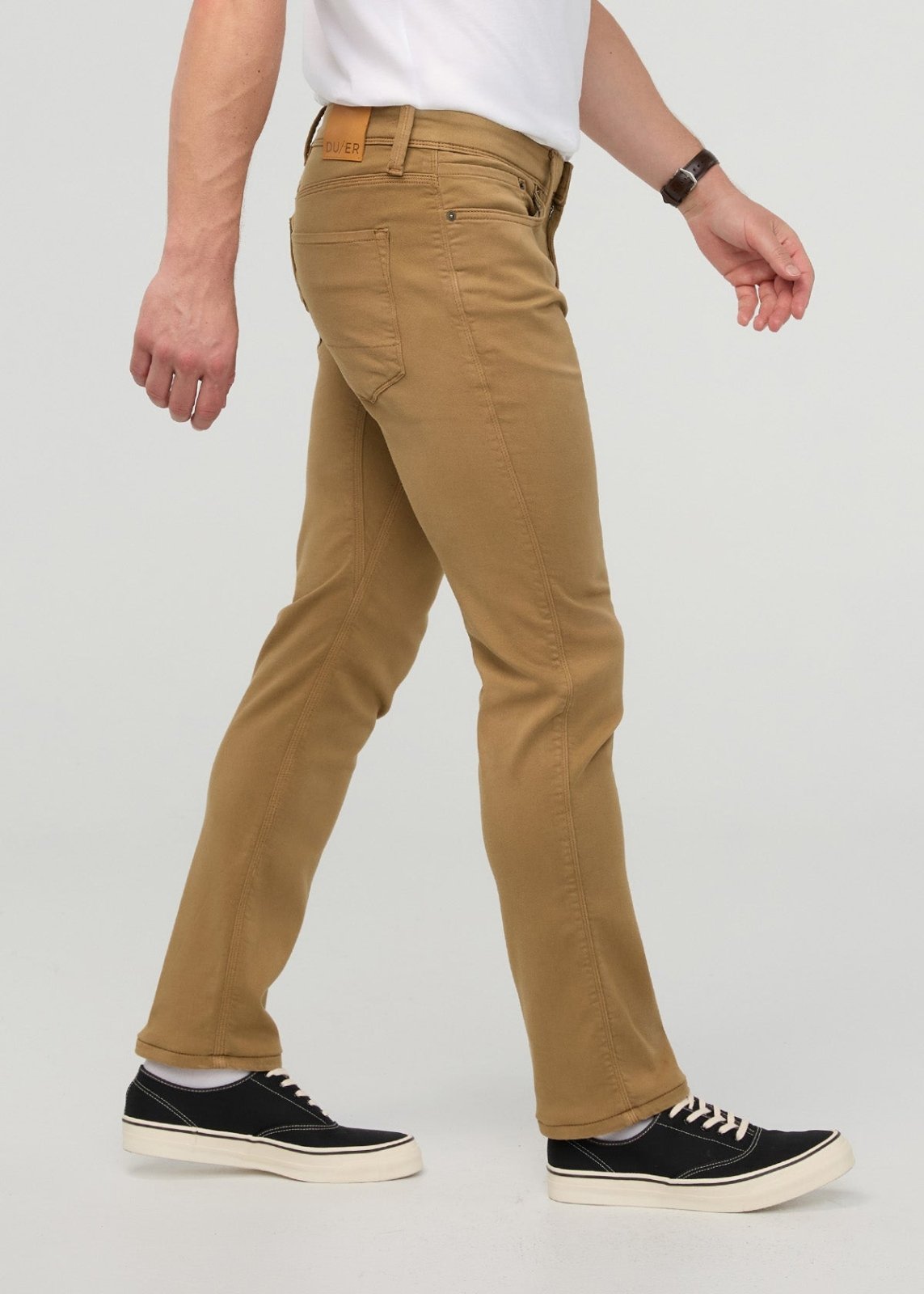 No Sweat Slim Straight - Camel
