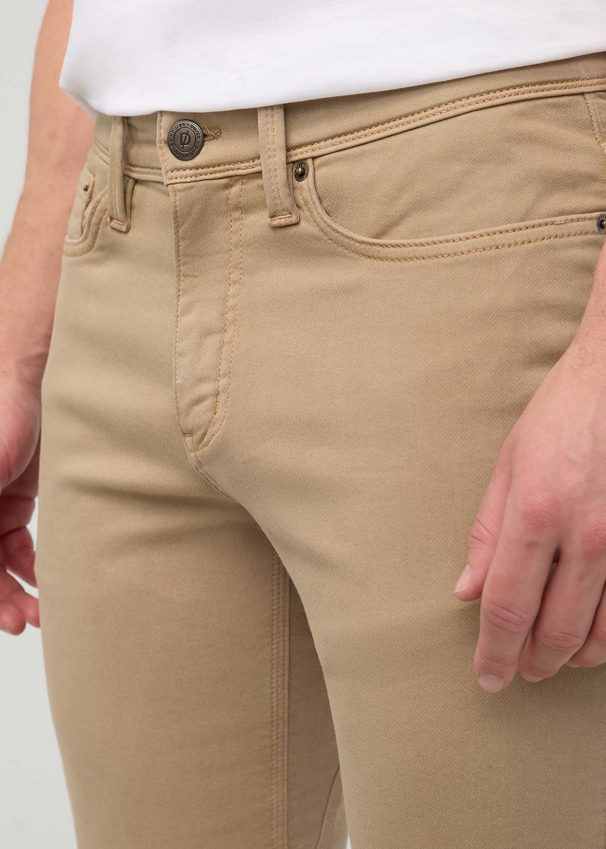 No Sweat Slim Straight - Desert Khaki