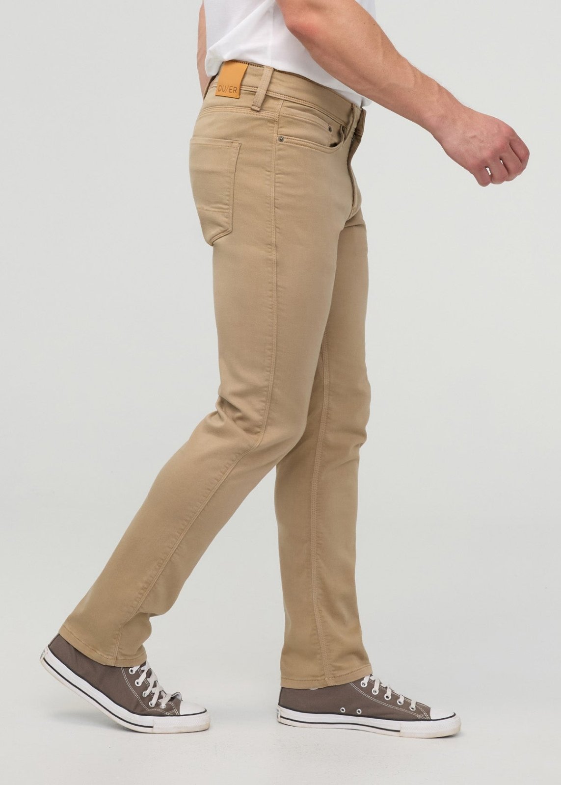 No Sweat Slim Straight - Desert Khaki