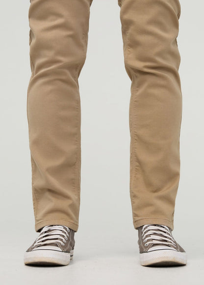 No Sweat Slim Straight - Desert Khaki