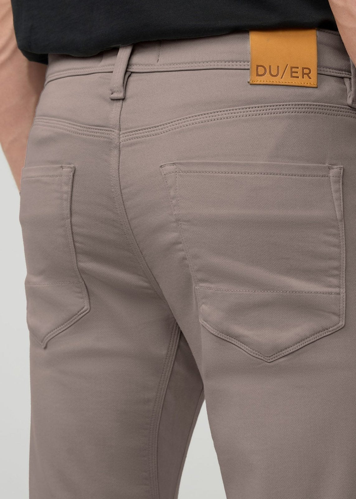 No Sweat Slim Straight - Stone