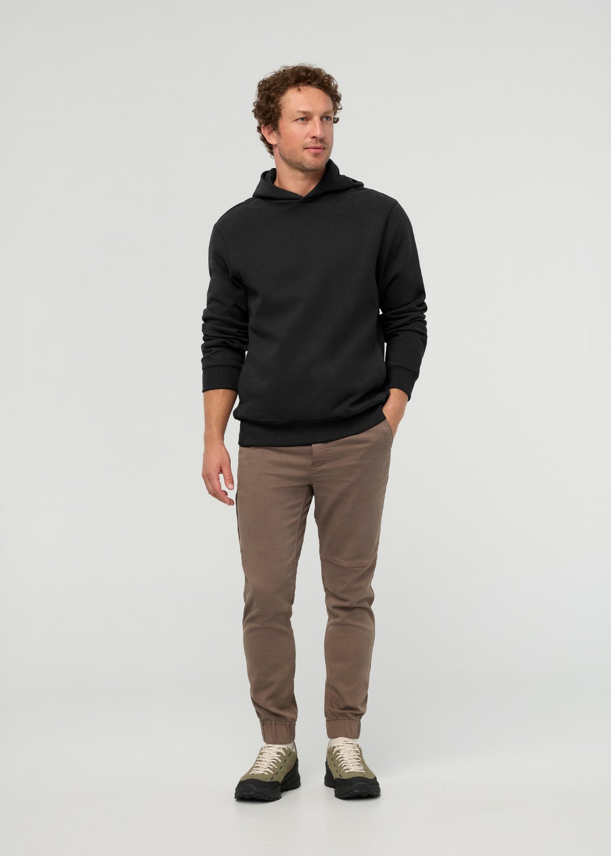DuraSoft Fleece Motion Hoodie - Black