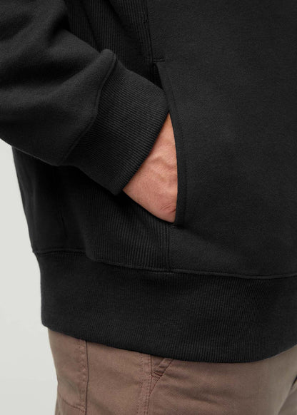 DuraSoft Fleece Motion Hoodie - Black