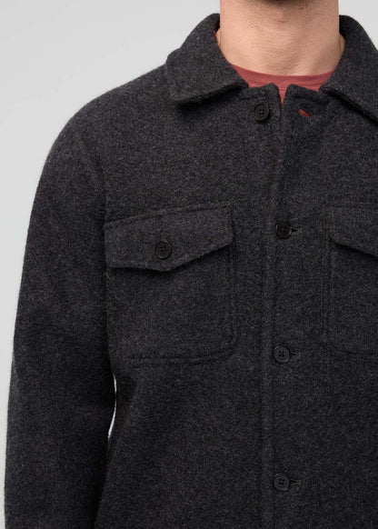 ThermaSoft Merino Field Shirt - Heather Charcoal
