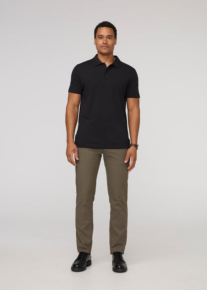 NuStretch Relaxed Taper Trouser - Thyme