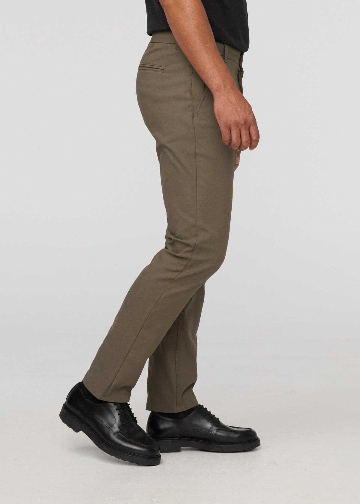 NuStretch Relaxed Taper Trouser - Thyme