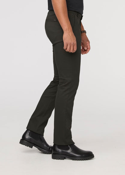 NuStretch Relaxed Taper Trouser - Evergreen