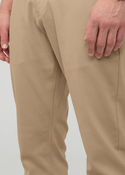 NuStretch Relaxed Taper Trouser - Desert Khaki