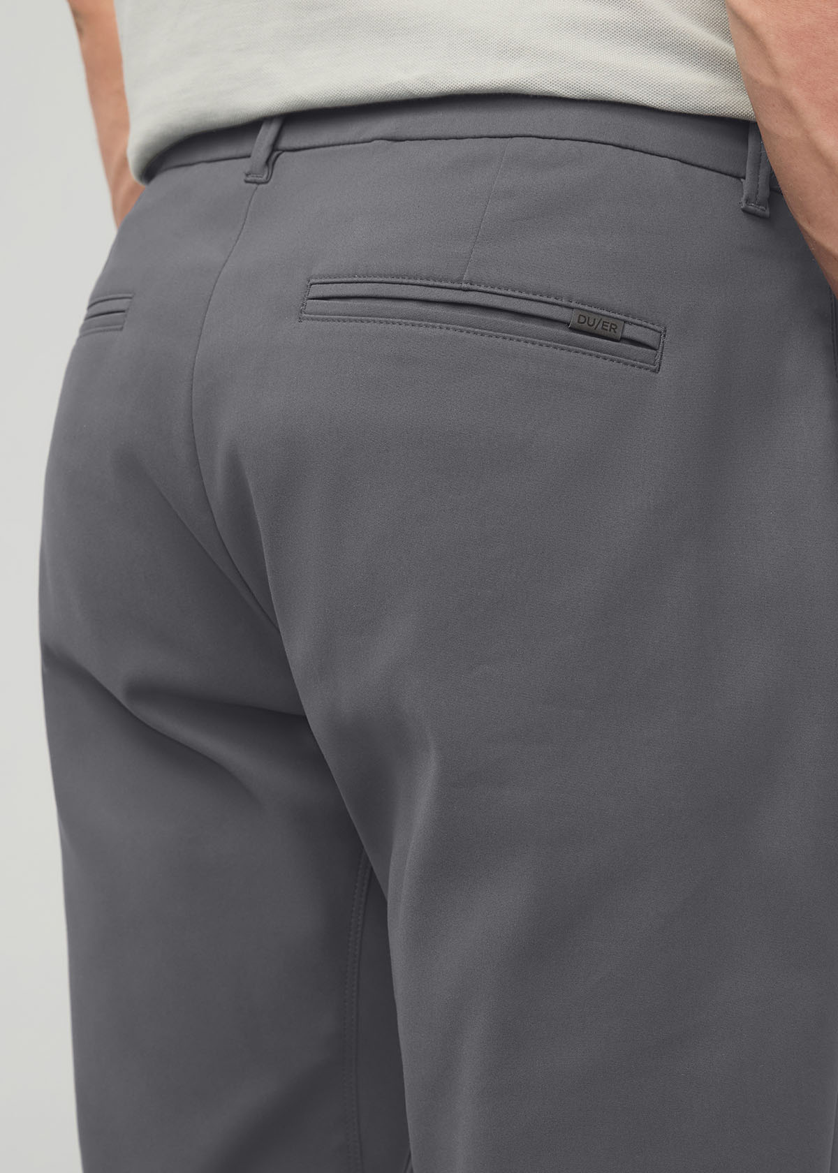 NuStretch Relaxed Taper Trouser - River Rock