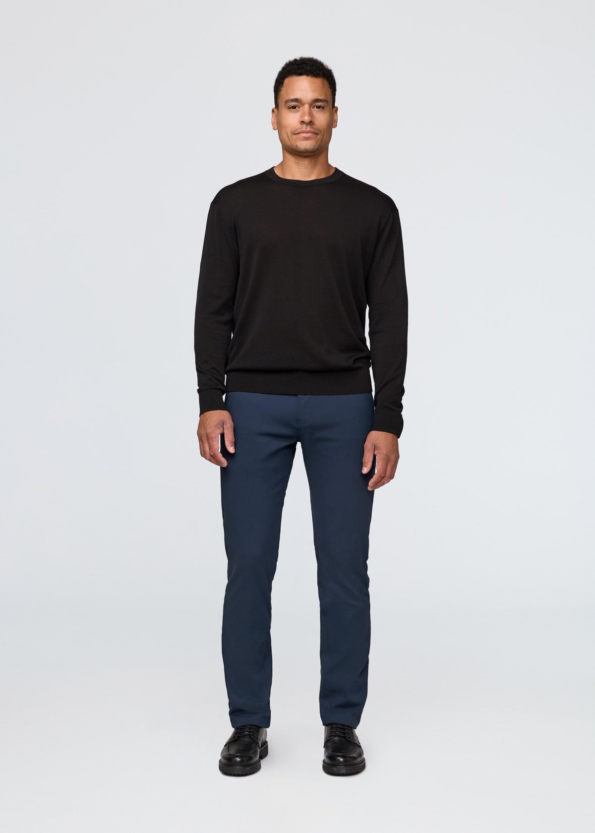 NuStretch Relaxed Taper Trouser - Navy