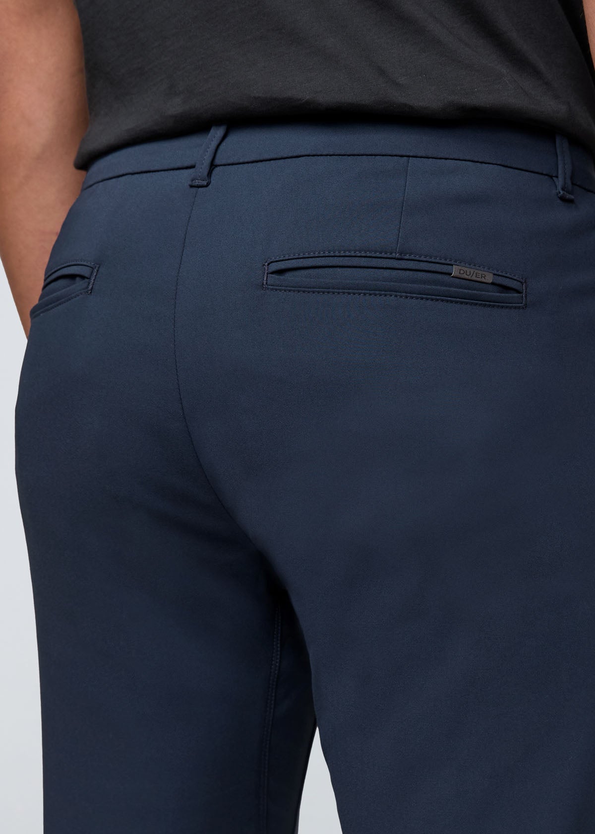 NuStretch Relaxed Taper Trouser - Navy