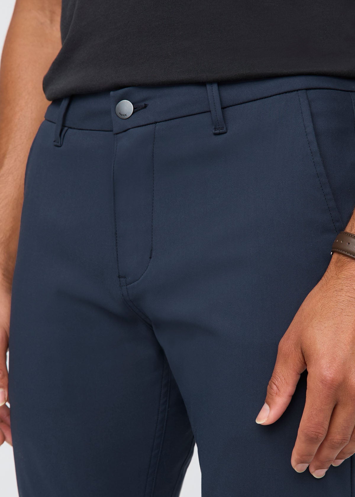 NuStretch Slim Straight Trouser - Navy
