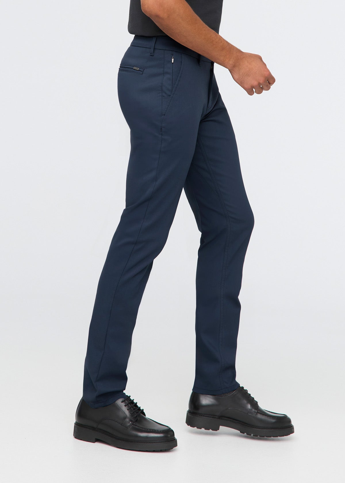 NuStretch Slim Straight Trouser - Navy