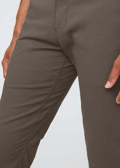 NuStretch Slim Straight Trouser - Thyme