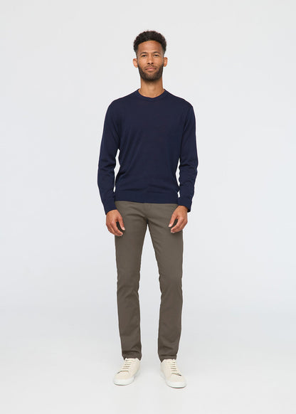 NuStretch Slim Straight Trouser - Thyme