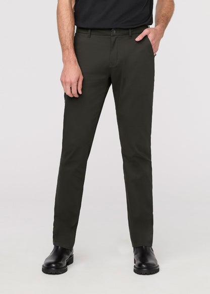 NuStretch Slim Straight Trouser - Evergreen