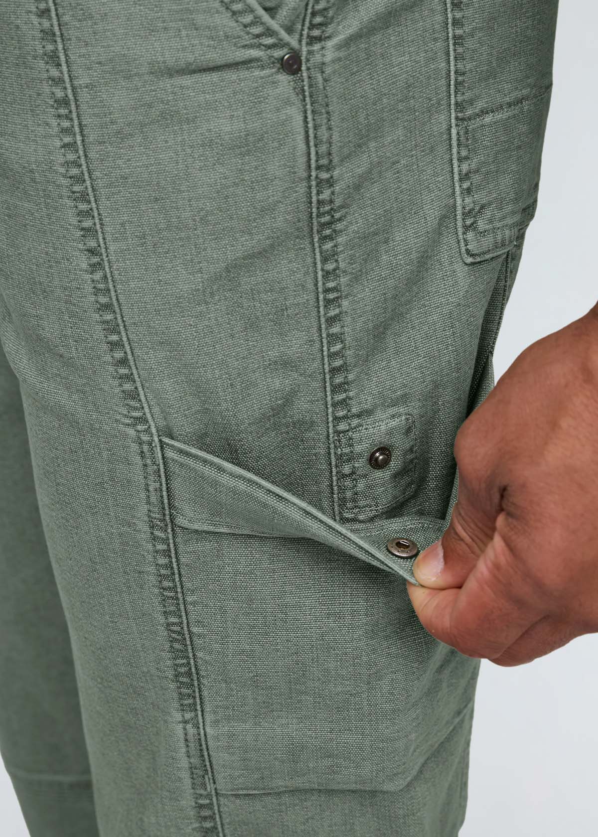 Stretch Canvas 7 Pocket Pant - Pine