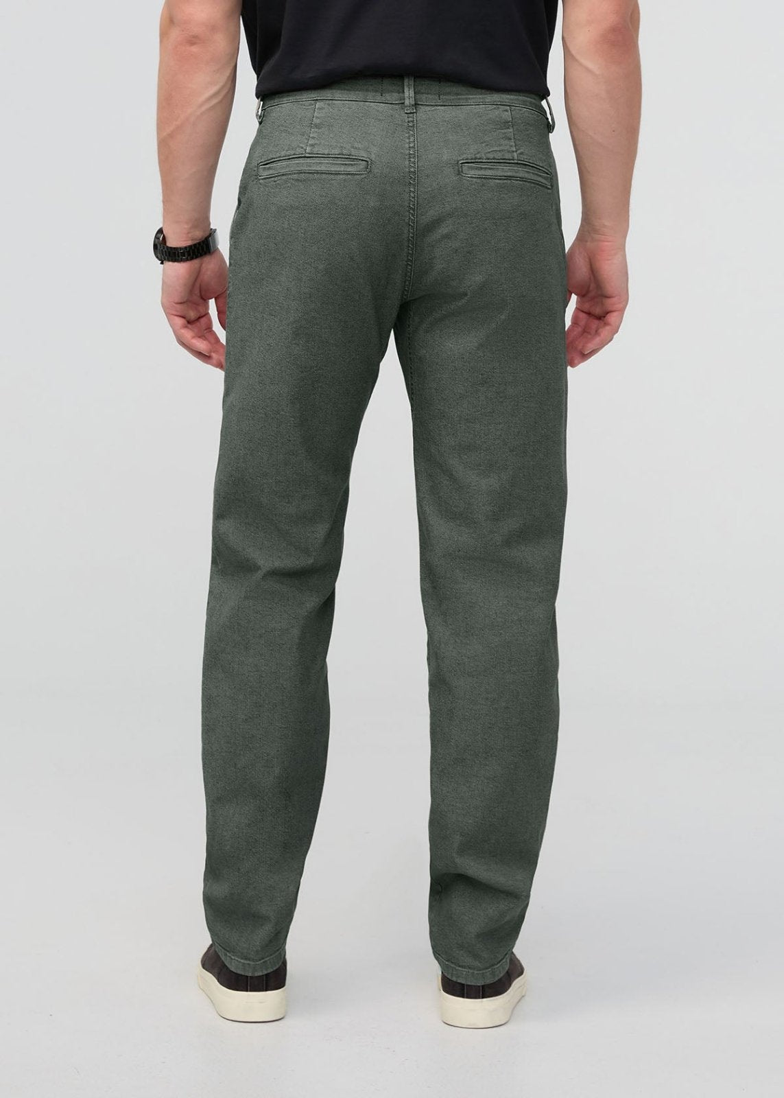 Stretch Canvas Relaxed Straight Chino - Black Spruce