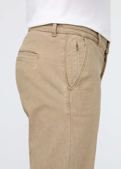 Stretch Canvas Relaxed Straight Chino - Tan