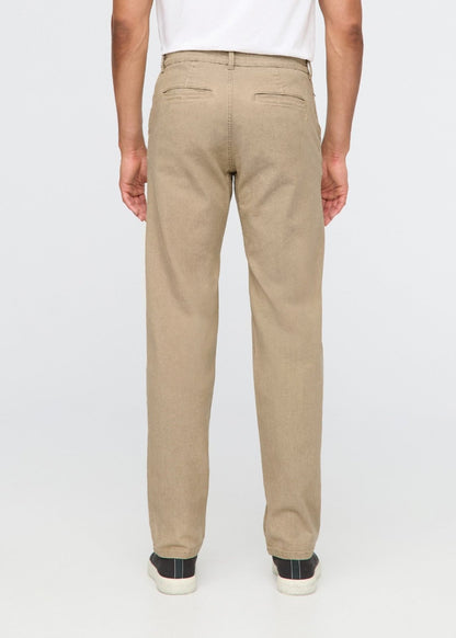 Stretch Canvas Relaxed Straight Chino - Tan