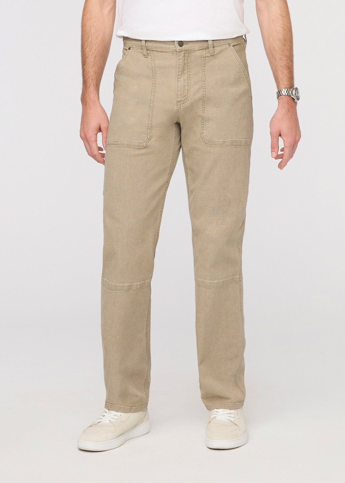 Stretch Canvas Utility Pant - Tan