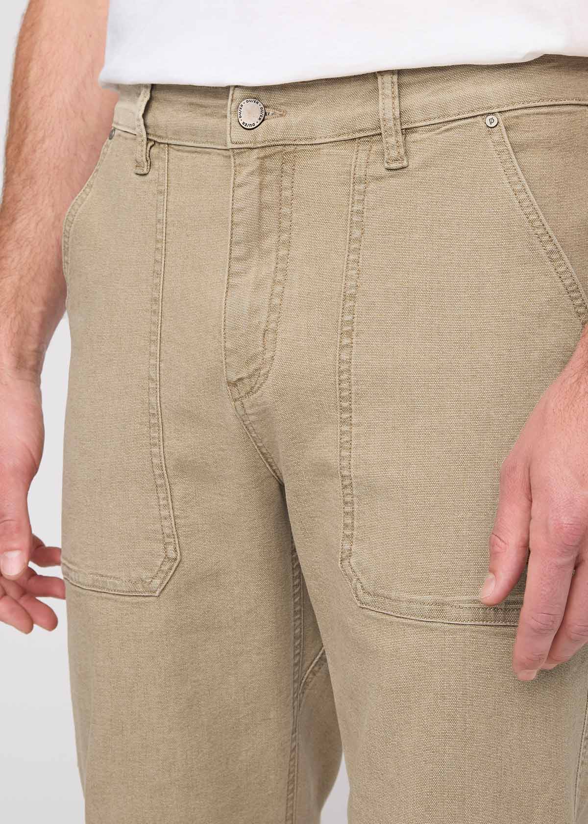 Stretch Canvas Utility Pant - Tan