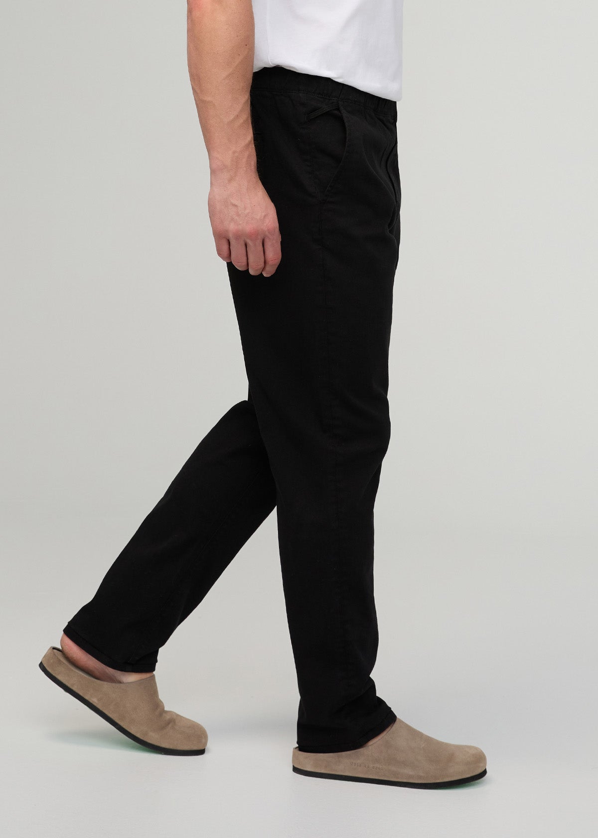 FlexTwill Relaxed Pull On Pant - Black