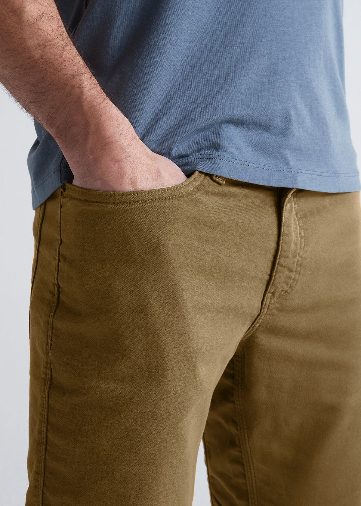 No Sweat Short Slim - Tobacco