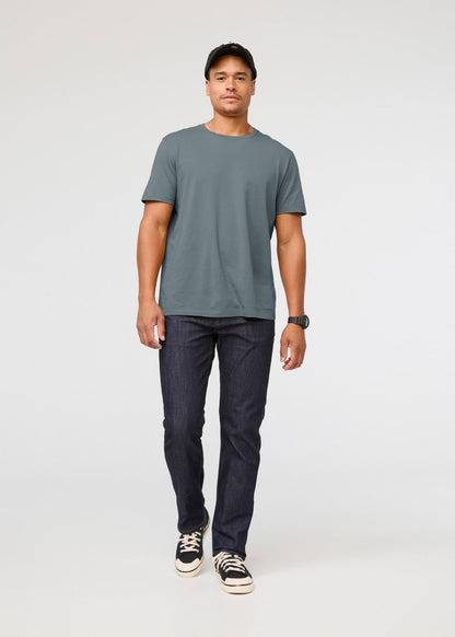 PurePima Only Tee - Stone Blue