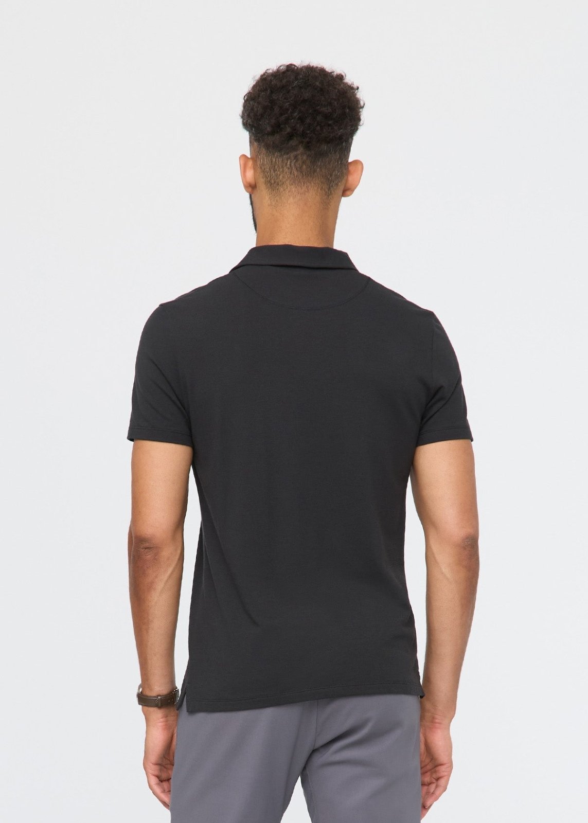 Air Flow Pique Polo - Black