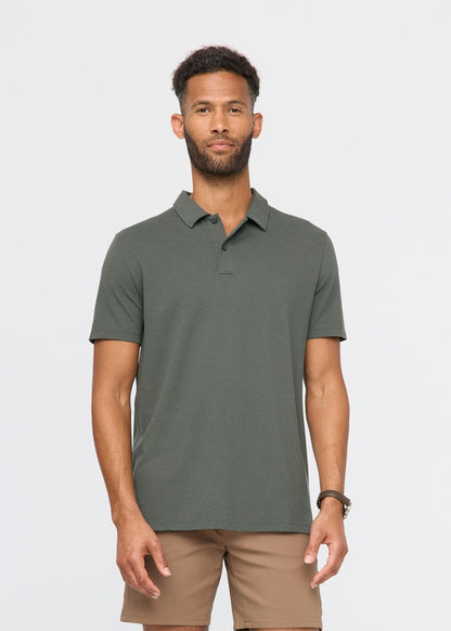 Air Flow Pique Polo - Thyme